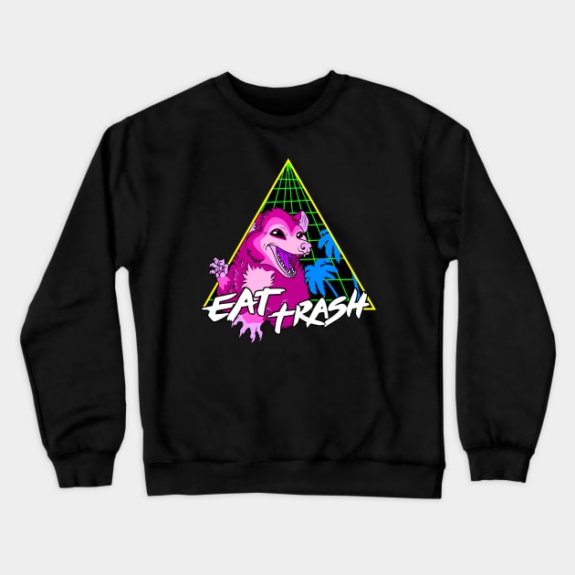 Possum - Eat trash Crewneck Sweatshirt by valentinahramov